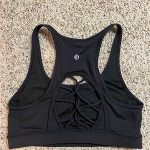 Lululemon black sports bra